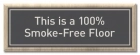 100% Smoke-Free Floor Sign