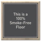 100% Smoke-Free Floor Sign