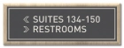 2-Line Directional Sign