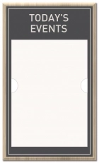 2-Line Informational Sign with Insert Slot