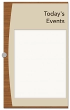 2-Line Informational Sign w/ Insert Window