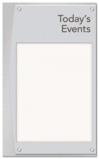 2-Line Informational Sign w/ Insert Window