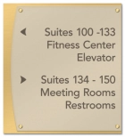 8-Line Directional Sign
