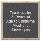 Alcoholic Beverages Sign