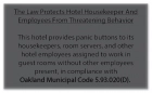 CA Housekeeper Protection Notice - 3 Pack - Acrylic