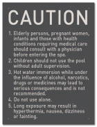 California Spa Rules Sign