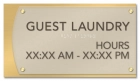 Common Room Sign w/ Hours