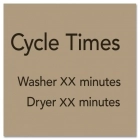 Cycle Times Sign