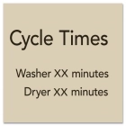Cycle Times Sign