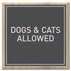 Dogs & Cats Allowed Sign