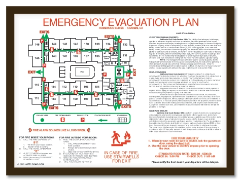 Evacuation Map w/ State Laws