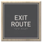 "Exit Route" Egress Sign - CA Compliant