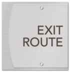"Exit Route" Egress Sign - CA Compliant