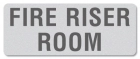 Fire Riser Room Label