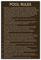 Illinois Pool Rules Sign