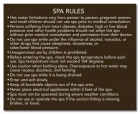 Maine Spa Rules Sign