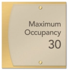 Maximum Occupancy Sign
