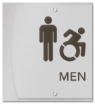 Men Sign w/ Male & Dynamic ISA Symbols