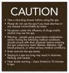 Montana Spa Rules Sign