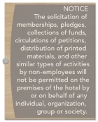 No Soliciting Notice