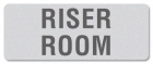 Riser Room Label