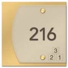 Room Number Sign w/Symbols - California Only