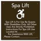 Spa Lift Rules w/Dynamic ISA Symbol - Large