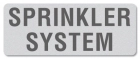Sprinkler System Label