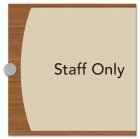 Staff Only Sign
