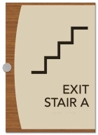 Stairway Exit Sign - DC Compliant
