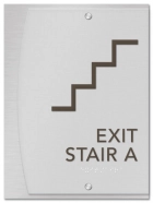 Stairway Exit Sign - DC Compliant