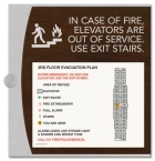 Standard Elevator Evacuation Plans - CA Compliant