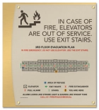 Standard Elevator Evacuation Plans - CA Compliant