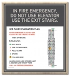 Standard Elevator Evacuation Plans - NYC Compliant