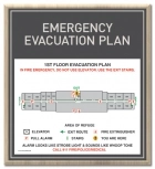 Standard Entrance Evacuation Plans - CA Compliant
