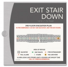 Standard Stairway Evacuation Plans - CA Compliant
