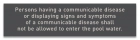 State Pool Sign - Communicable Disease - Tennessee Compliant