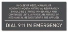 State Pool Sign - Dial 911 In Emergency - Nevada Compliant