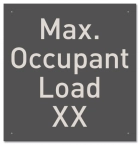 State Pool Sign - Max Occupancy - California