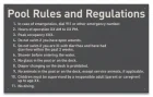 State Pool Sign - Pool Rules and Regulations - Montgomery, AL Compliant