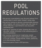 State Pool Sign - Pool Rules - Nebraska Compliant
