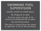 State Pool Sign - Pool Rules - New Jersey Compliant