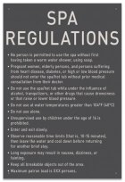 State Pool Sign - Spa Regulations - Nebraska Compliant