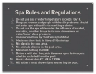 State Pool Sign - Spa Rules - Alabama Compliant