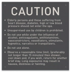 State Pool Sign - Spa Rules - Connecticut Compliant