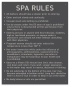 State Pool Sign - Spa Rules - Delaware Compliant