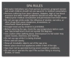 State Pool Sign - Spa Rules - Maine Compliant