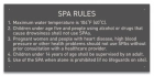 State Pool Sign - Spa Rules - New Mexico