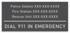 State Pool Signs - Emergency - Tennessee Compliant