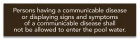 Tennessee Communicable Disease Pool Sign